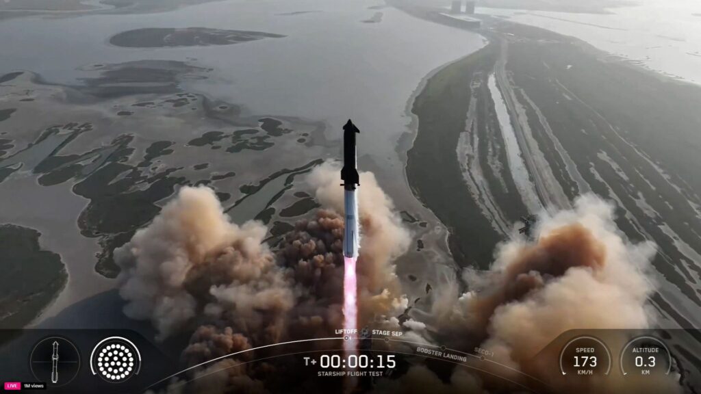 SpaceX realiza con éxito el noveno lanzamiento de su cohete Starship desde Texas